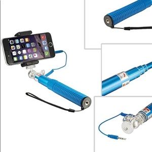Blue Aluminum Selfie Stick